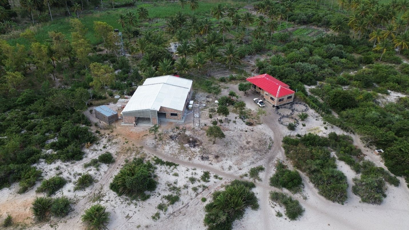 Aerial view of Sihaka facilities